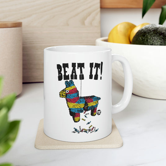 Beat It Piñata Mug