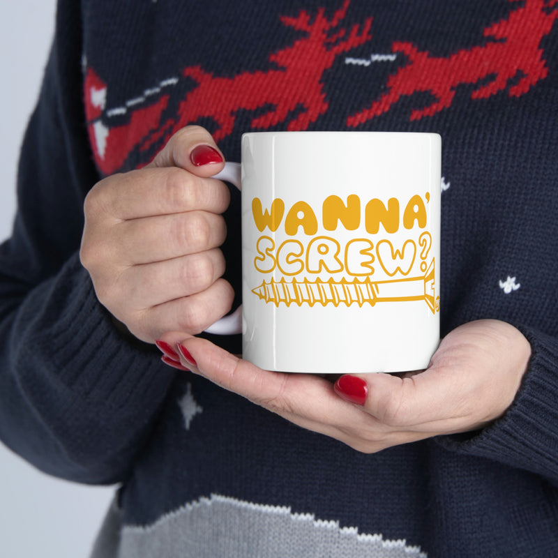 Load image into Gallery viewer, Wanna&#39;  Screw? coffee  Mug
