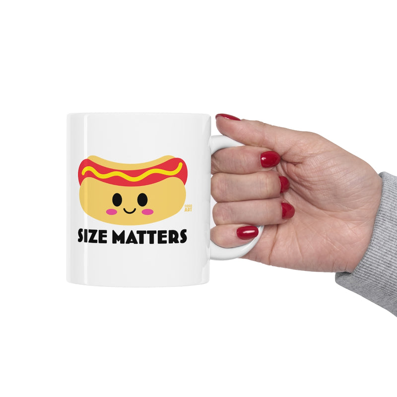 Load image into Gallery viewer, Size Matters Hot Dog Mug
