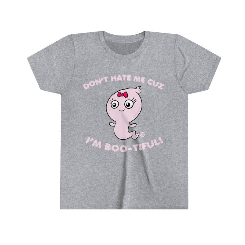 Load image into Gallery viewer, Don&#39;t Hate Me Bootiful Youth Short Sleeve Tee
