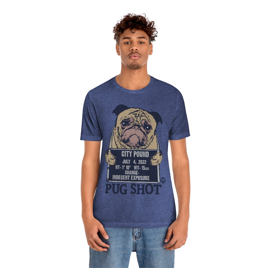 Pug Shot City Pound Unisex Tee