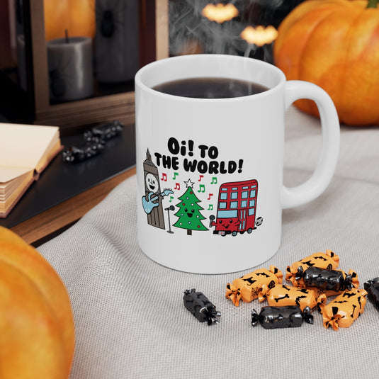 Uk - Oi To The World Xmas Mug