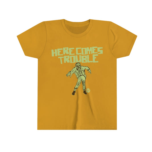 Here Comes Trouble Zombie Youth Short Sleeve Tee