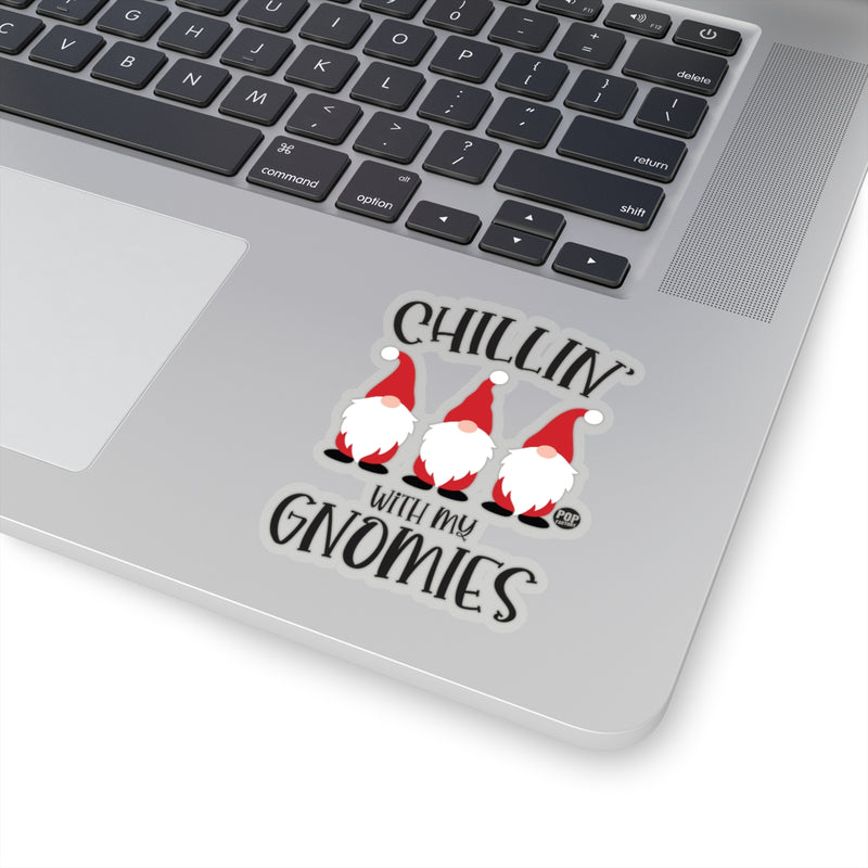 Load image into Gallery viewer, Chillin With My Gnomies Xmas Sticker
