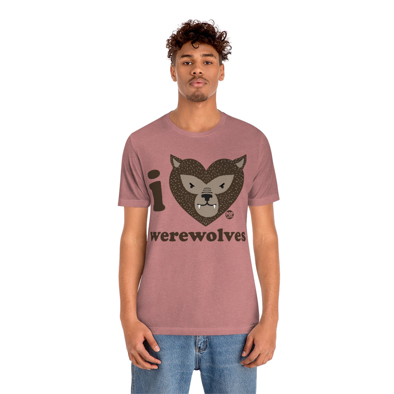 Load image into Gallery viewer, I Love Werewolves Unisex Tee
