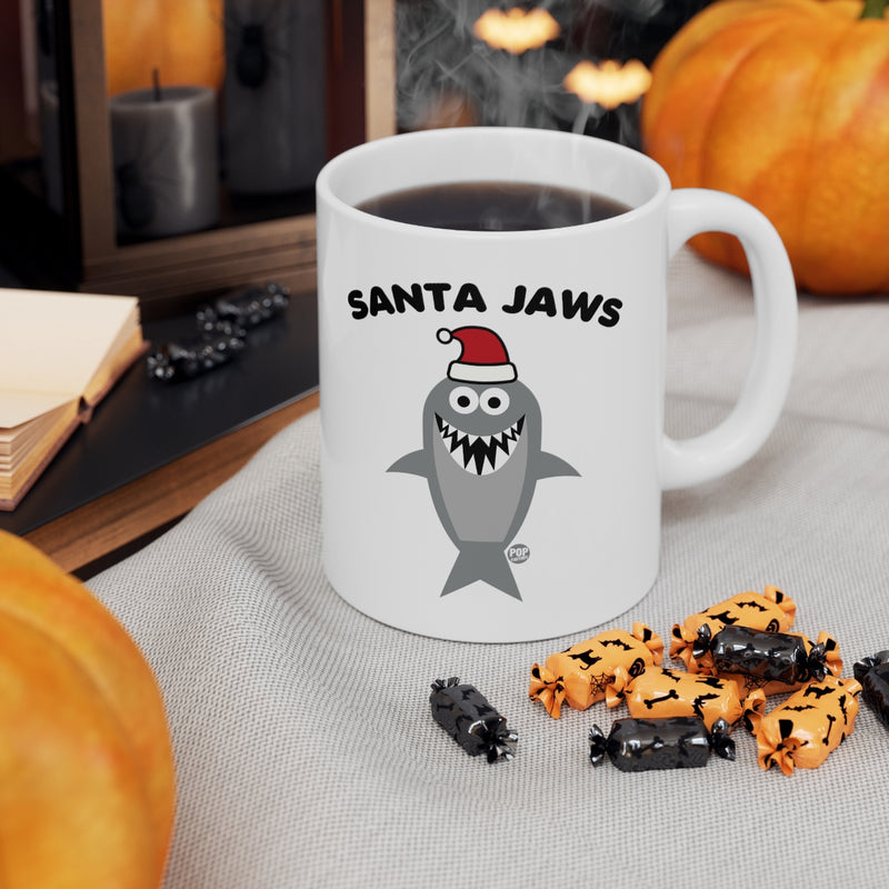 Load image into Gallery viewer, Santa Jaws Shark Mug
