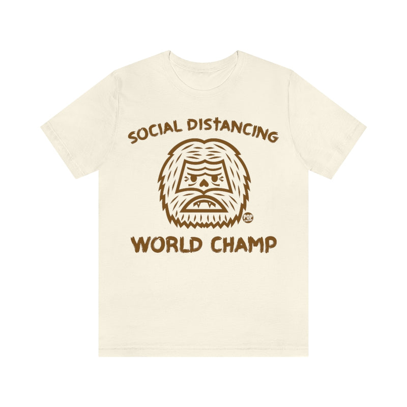 Load image into Gallery viewer, Social Distancing Champ Bigfoot Unisex Tee
