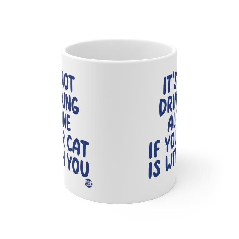 Load image into Gallery viewer, Drinking Alone With Cat Mug
