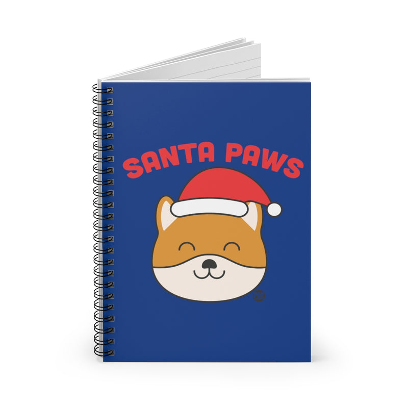 Load image into Gallery viewer, Santa Paws Dog Notebook
