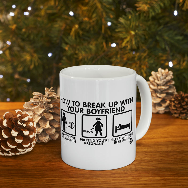 Load image into Gallery viewer, How To Break Up With Boyfriend Mug
