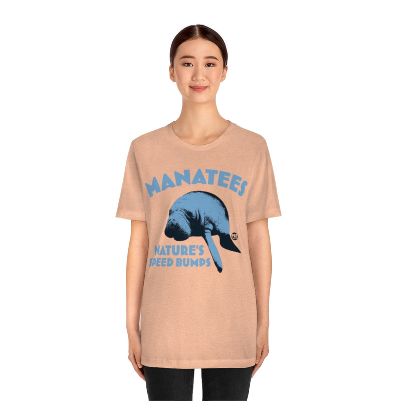 Load image into Gallery viewer, Manatee Speed Bumps Unisex Tee
