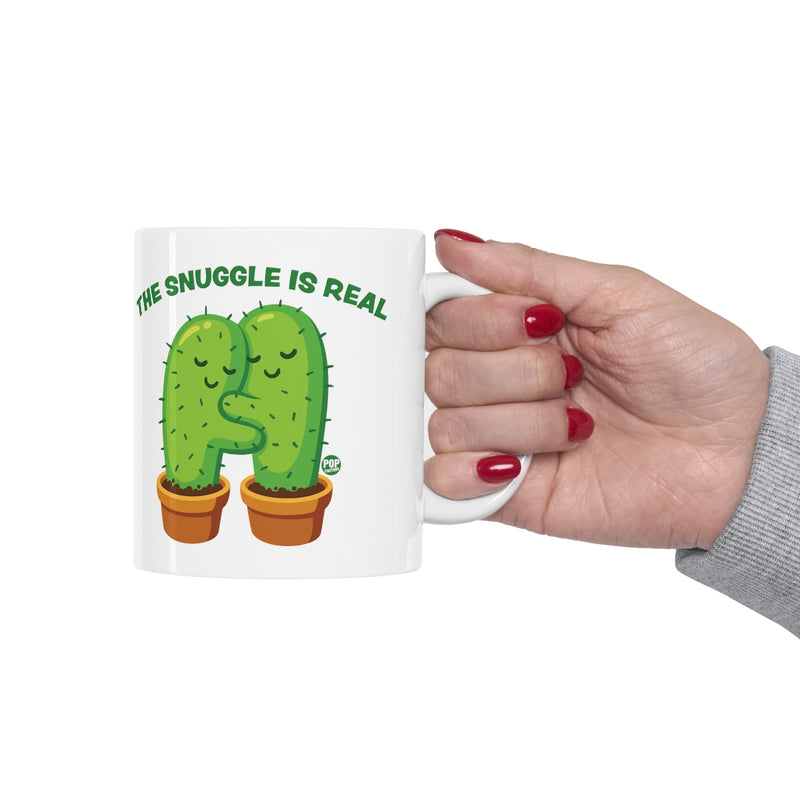 Load image into Gallery viewer, Snuggle Is Real Cactus Mug
