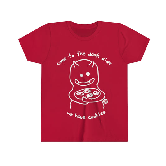 Come to the Darkside Cookies Youth Short Sleeve Tee