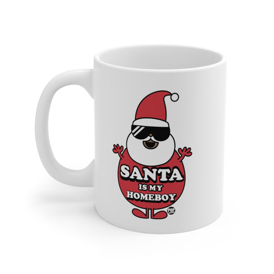 Santa Is My Home Boy 2 Mug