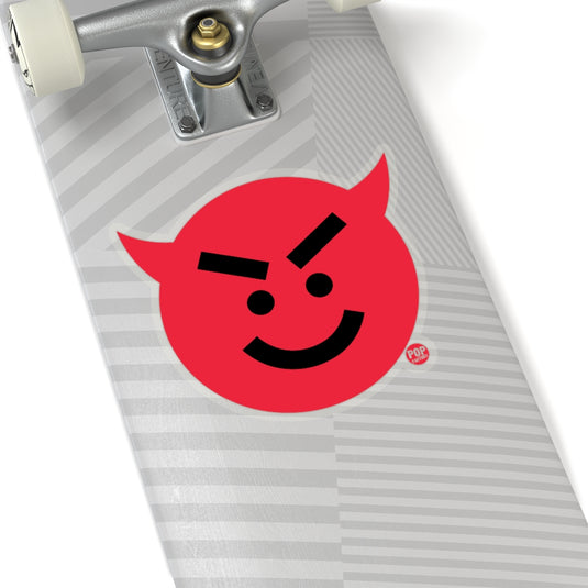 Devil Smiley Face Sticker