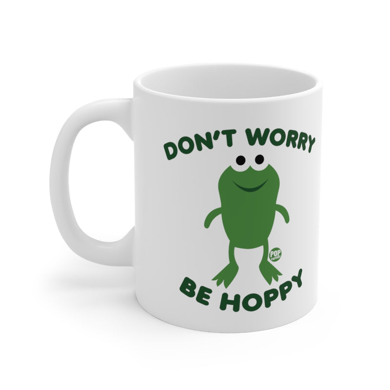 Load image into Gallery viewer, Don&#39;t Worry Be Hoppy Frog Mug
