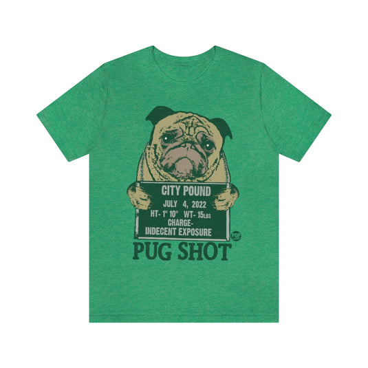 Pug Shot City Pound Unisex Tee