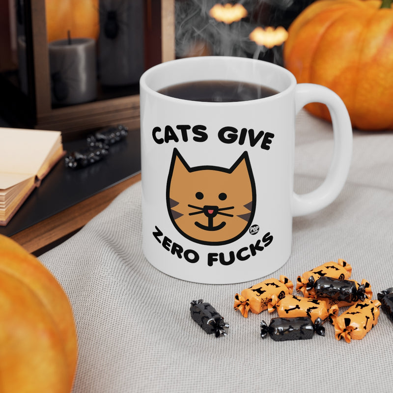 Load image into Gallery viewer, Cats Zero Fucks Mug
