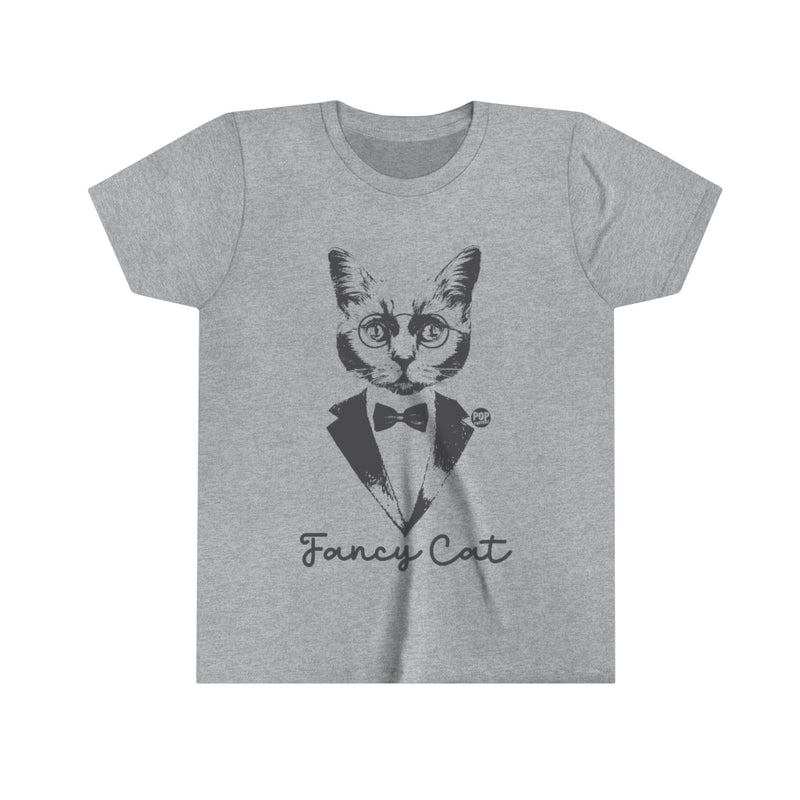 Load image into Gallery viewer, Fancy Cat Tux Youth Short Sleeve Tee
