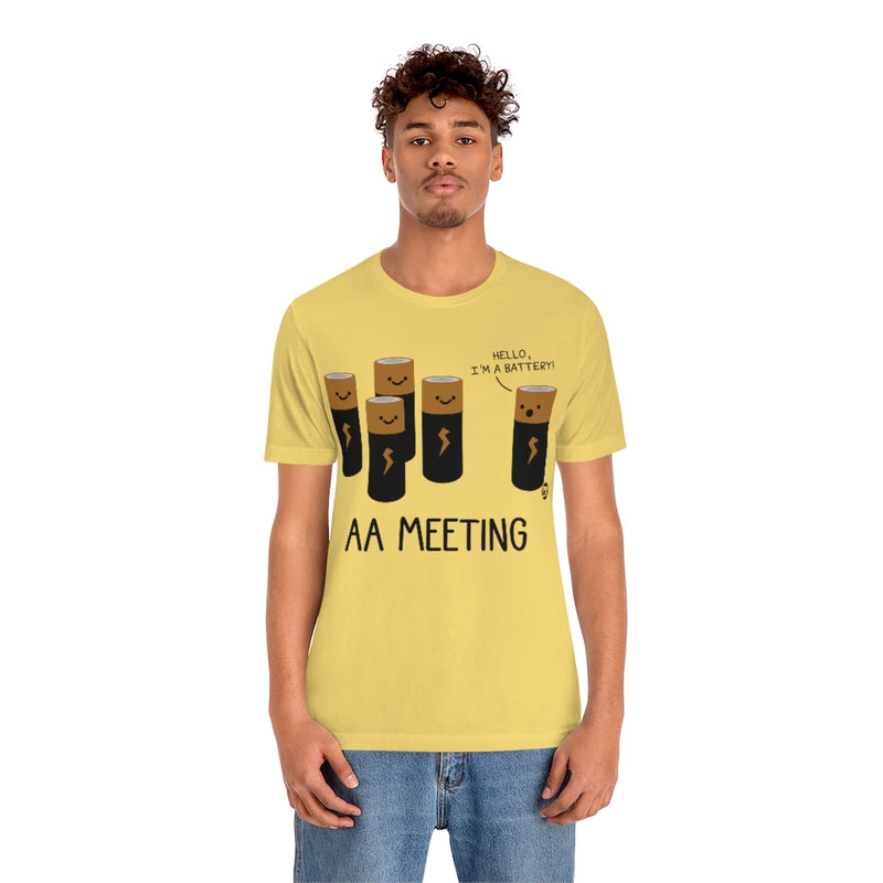 Load image into Gallery viewer, AA Meeting Unisex Tee
