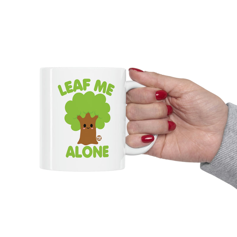 Load image into Gallery viewer, Leaf Me Alone Tree Mug
