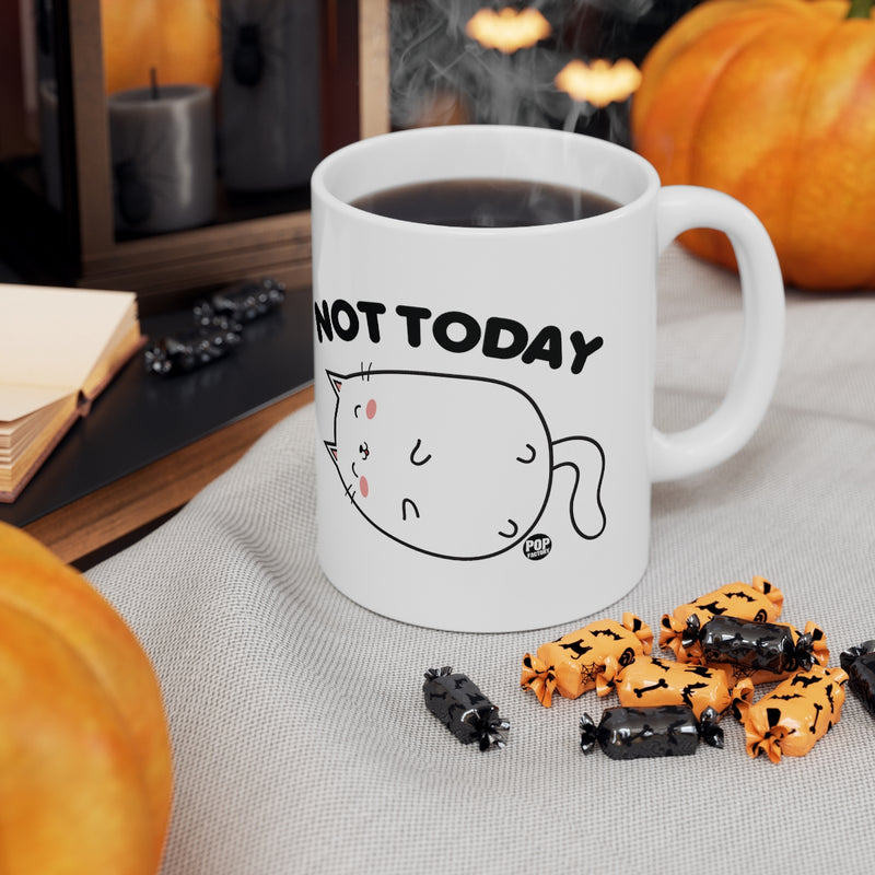 Load image into Gallery viewer, Not Today Cat Mug

