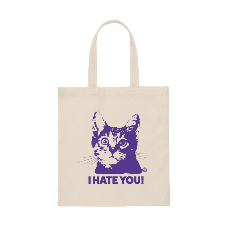 Load image into Gallery viewer, I Hate You Cat Tote
