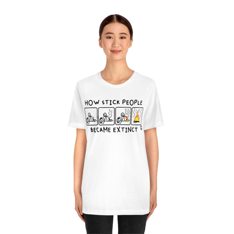 Load image into Gallery viewer, Stick People Extinct Unisex Tee
