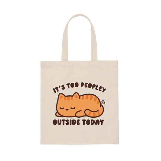 Too Peopley Outside Cat Tote
