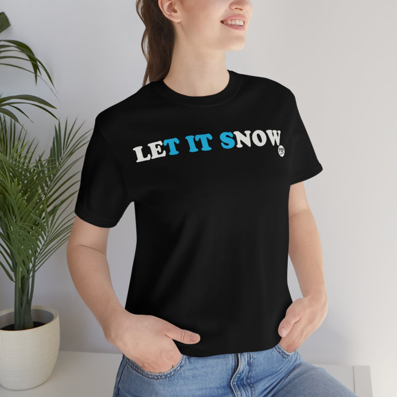 Load image into Gallery viewer, Let It Snow Tits Unisex Tee
