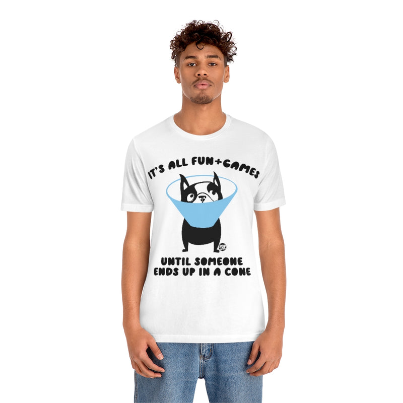 Load image into Gallery viewer, Fun And Games Dog Cone Unisex Tee
