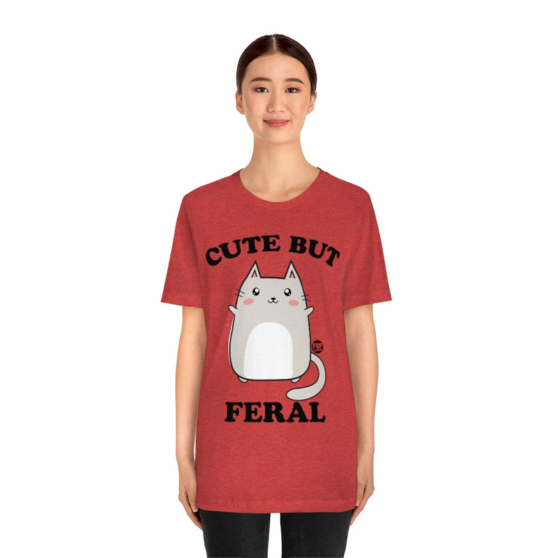 Load image into Gallery viewer, Cute But Feral Unisex Tee
