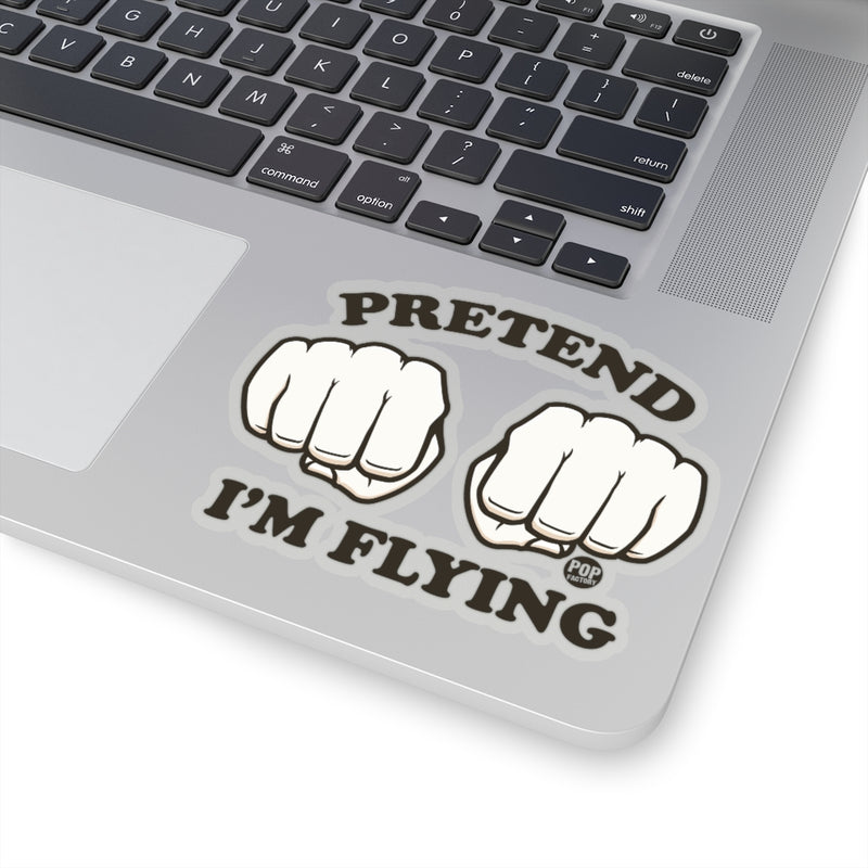 Load image into Gallery viewer, Pretend Flying Fists Sticker
