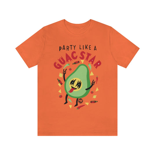 Party Like Guac Star Unisex Tee