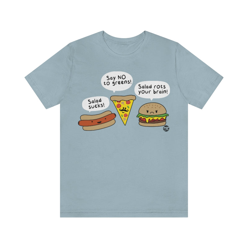 Load image into Gallery viewer, Salad Rots Your Brains Unisex Tee
