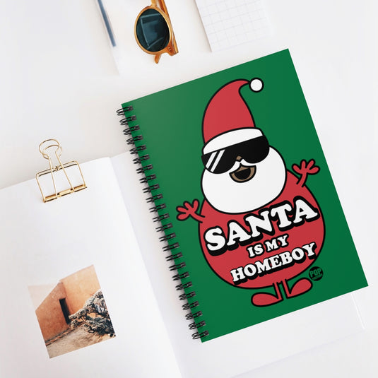 Santa Is My Home Boy 2 Notebook