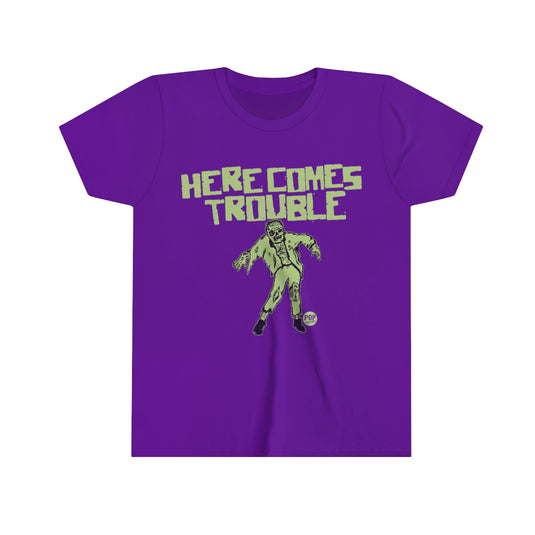 Here Comes Trouble Zombie Youth Short Sleeve Tee