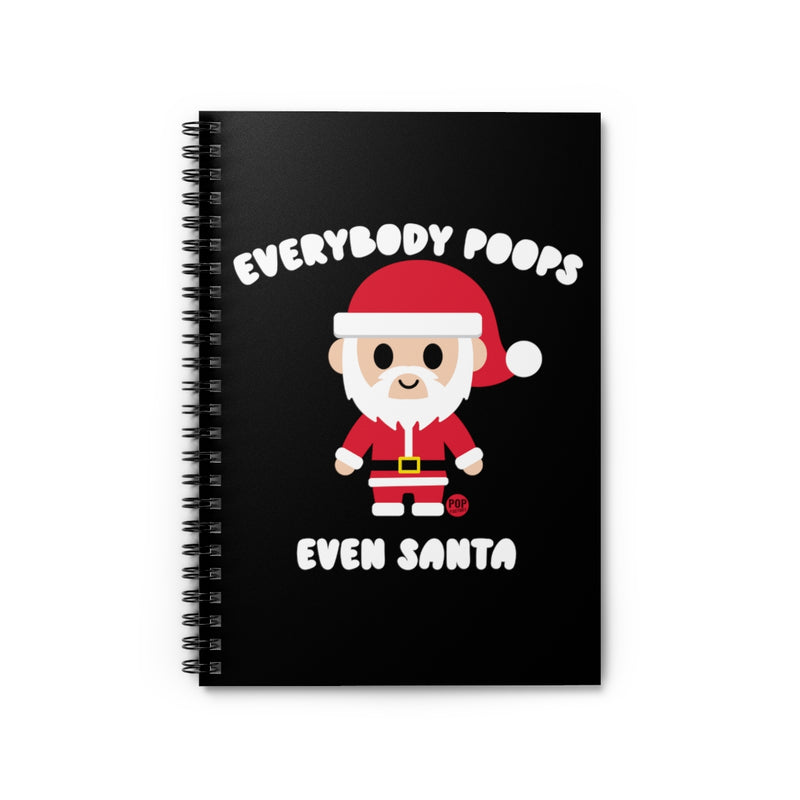 Load image into Gallery viewer, Everybody Poops Even Santa Notebook
