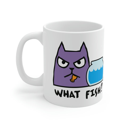 What Fish Cat Coffee Mug