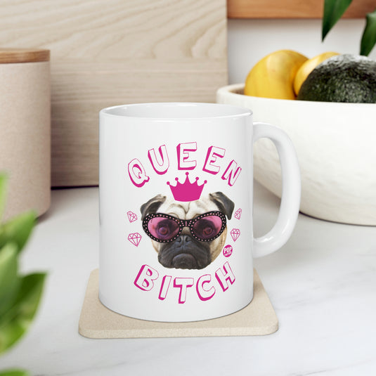 Queen Bitch Pug Mug