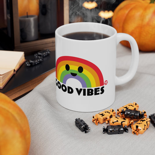 Good Vibes Rainbow Mug