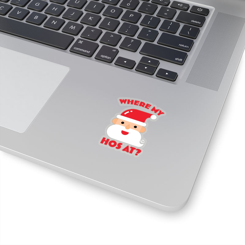 Load image into Gallery viewer, Santa Where My Hos At Sticker
