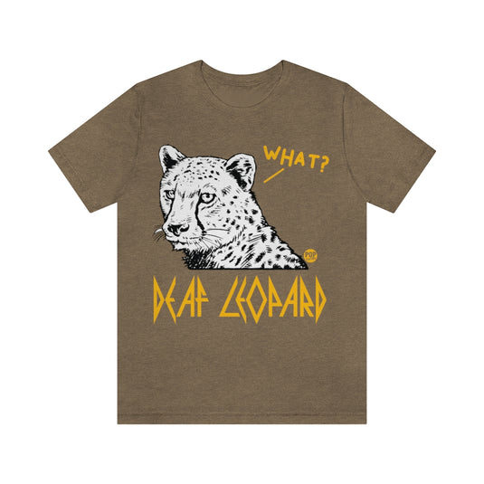 Deaf Leopard Realistic Unisex Tee