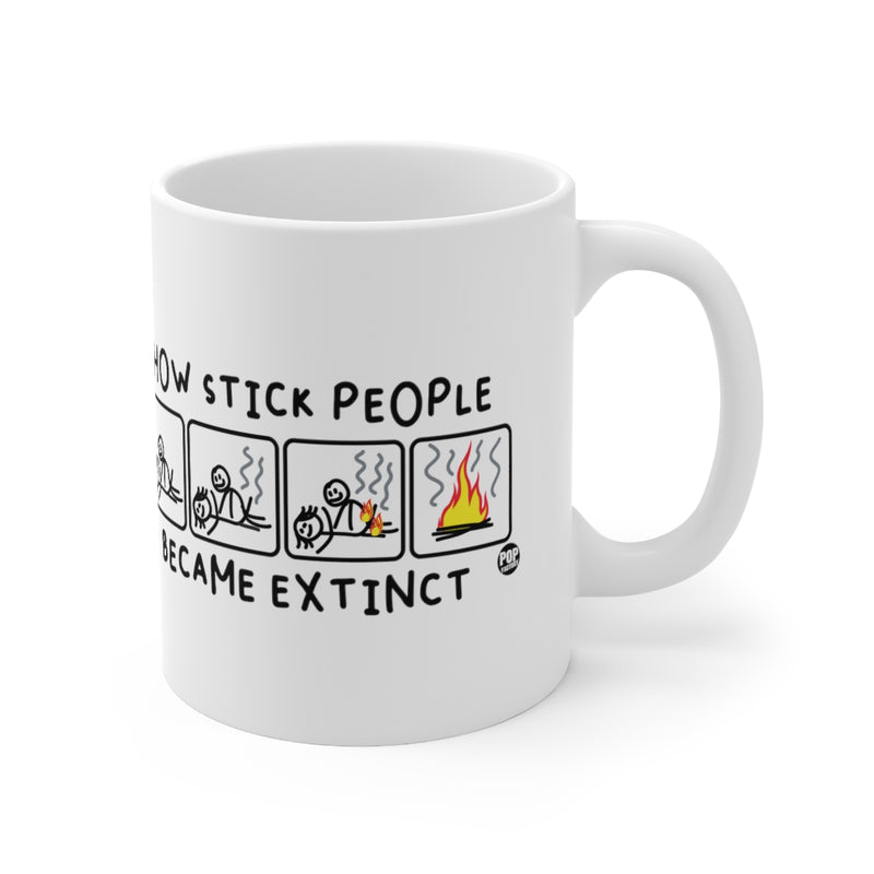 Load image into Gallery viewer, Stick People Extinct Mug
