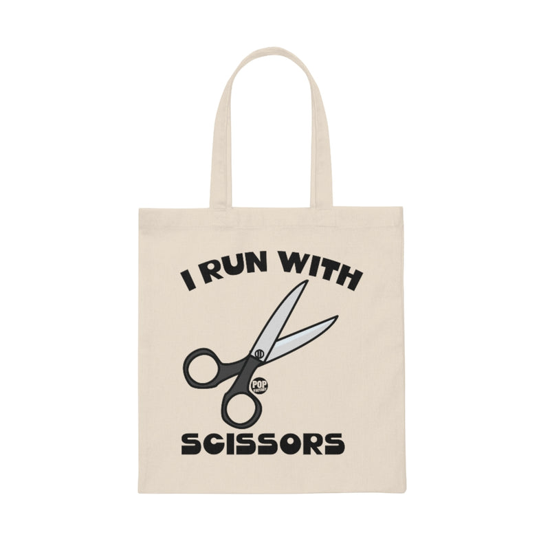 Load image into Gallery viewer, I Run With Scissors Tote
