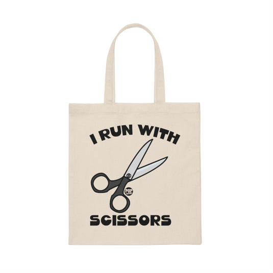 I Run With Scissors Tote