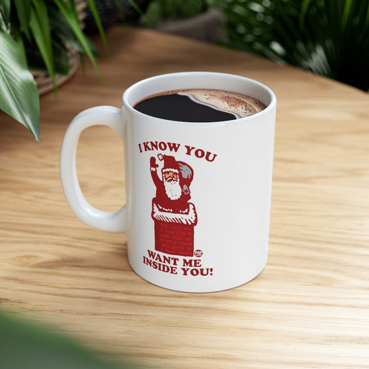 Santa Inside You Chimney Mug