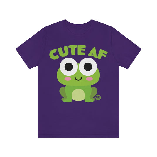 Cute AF Frog Unisex Tee