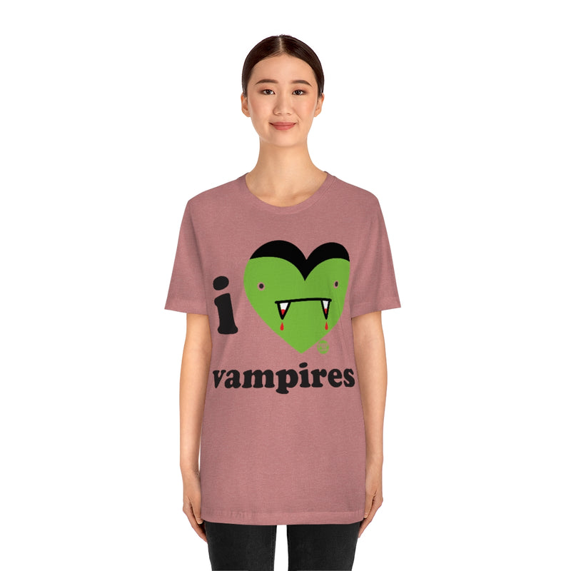 Load image into Gallery viewer, I Love Vampires Unisex Tee
