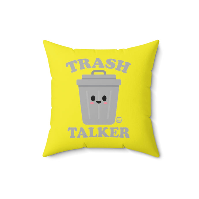Trash Talker Garbage Pillow